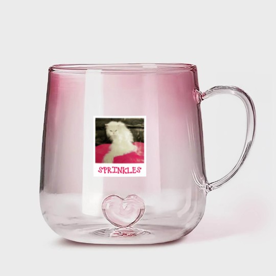 Discover Sprinkles the Cat - The Office - Gradient Glass Mugs