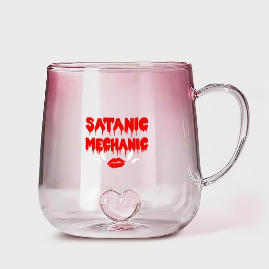 Discover Satanic Mechanic - Rocky Horror - Gradient Glass Mugs