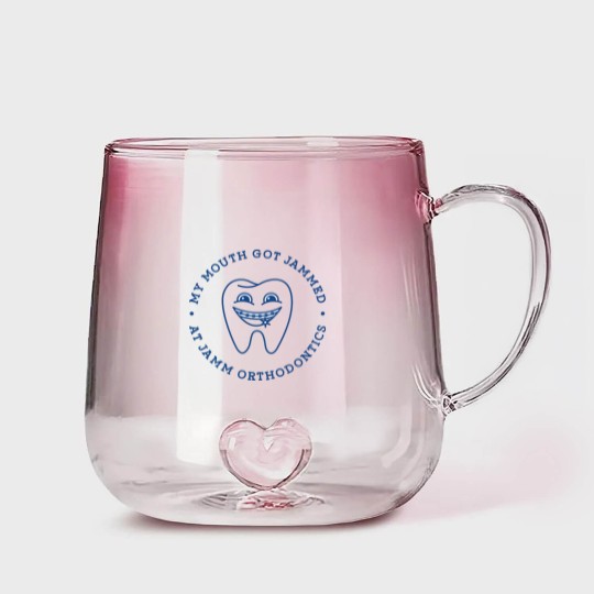 Discover Jamm Orthodontics - My Mouth Got Jammed Jamm Orthodontics - Gradient Glass Mugs
