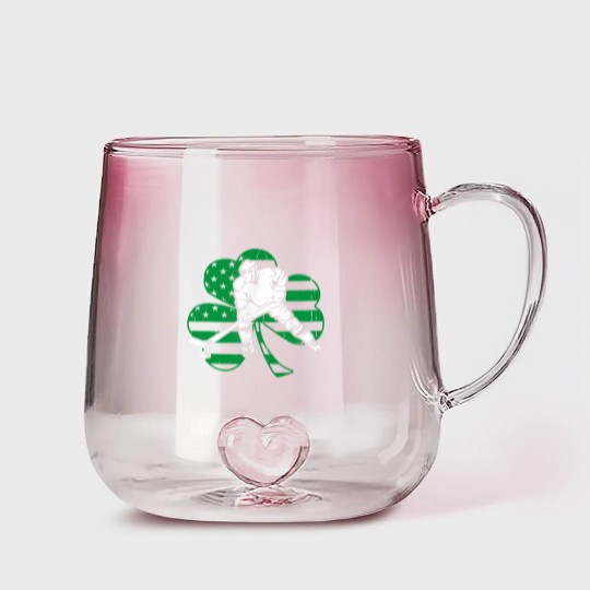 Discover Irish Hockey Player Shamrock St Patrick's Day Gradient Glass Mugs
