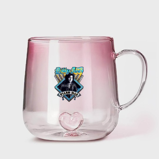 Discover Billy Joel Billy Joel Gradient Glass Mugs
