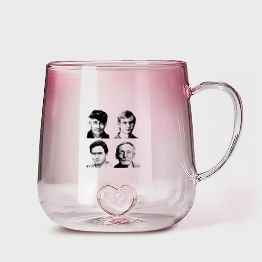 Discover American Serial Killer - Ted Bundy - Gradient Glass Mugs