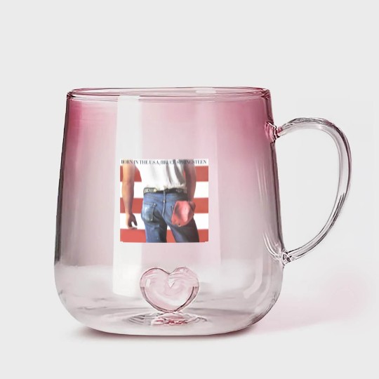 Discover Bruce Springsteen Born In The USA Rock Gradient Glass Mugs Gradient Glass Mugs