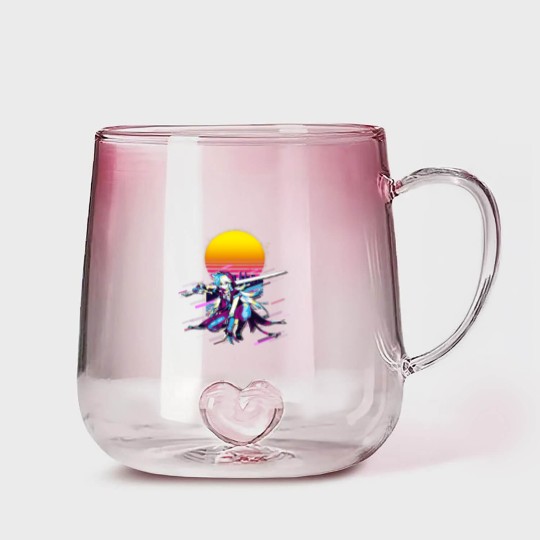 Discover Razor Genshin Impact 80s Retro Online Game Gradient Glass Mugs