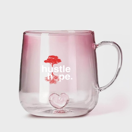 Discover Hustle Hope NA Symbol Narcotics Anonymous NA Gifts Gradient Glass Mugs Gradient Glass Mugs