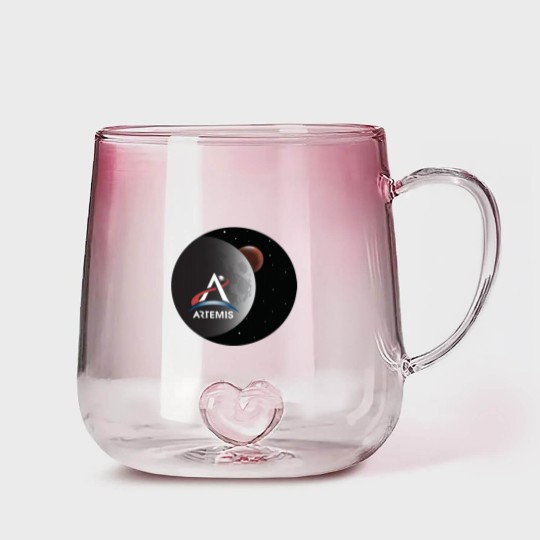 Discover Artemis Mission - Artemis - Gradient Glass Mugs