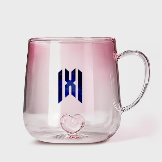 Discover Monsta X Logo Night Sky - Monsta X - Gradient Glass Mugs