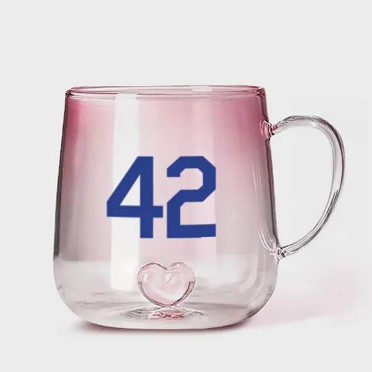 Discover Jackie Robinson 42 Design Gradient Glass Mugs
