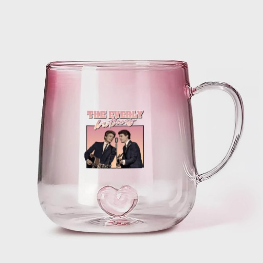 Discover The Everly Brothers Vintage - Everly Brothers - Gradient Glass Mugs