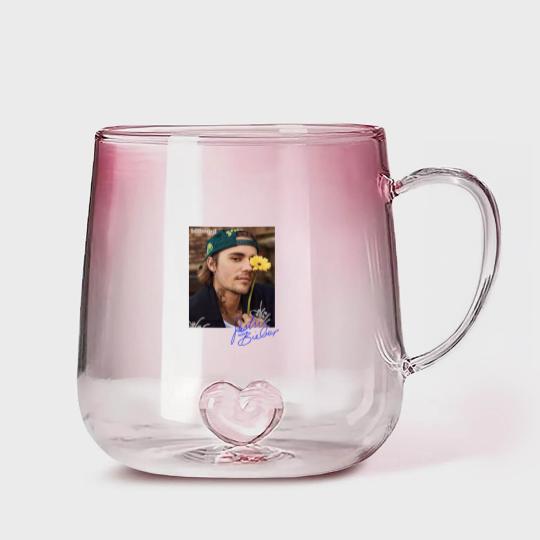Discover Justin Bieber Signature Tour 2022 Gradient Glass Mugs