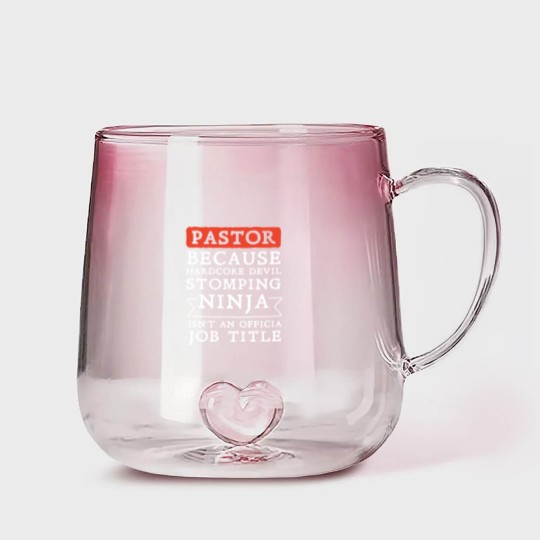Discover pastor because hardcore devil stomping ninja isnt Gradient Glass Mugs
