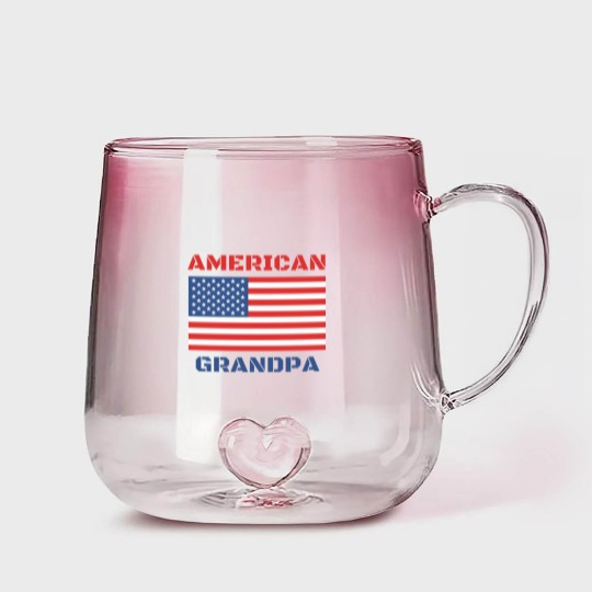Discover American Grandpa Gradient Glass Mugs