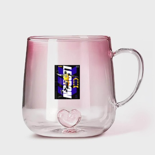 Discover LEBRON JAMES - Lebron James - Gradient Glass Mugs