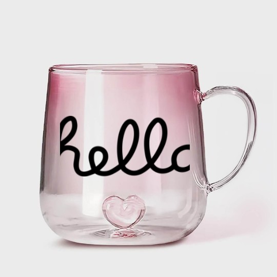Discover hello - Hello - Gradient Glass Mugs
