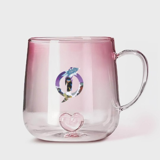Discover Static Shock Logo - Static Shock - Gradient Glass Mugs