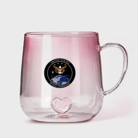 Discover United States Space Command Shield Gradient Glass Mugs