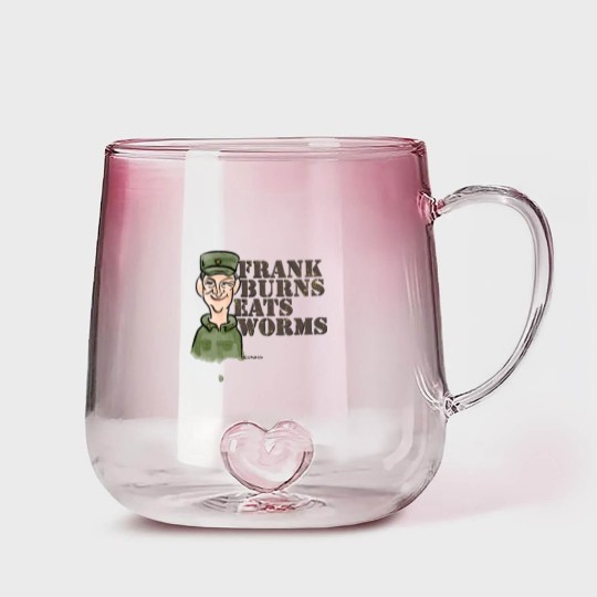 Discover Frank Burns Eats Worms - Mash - Gradient Glass Mugs