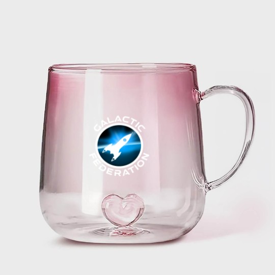 Discover Galactic Federation Logo - Galactic Federation - Gradient Glass Mugs