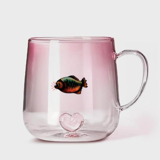 Discover Piranha - Piranha - Gradient Glass Mugs