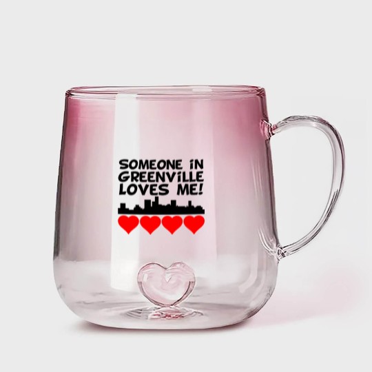 Discover Someone In Greenville South Carolina Loves Me Gradient Glass Mugs