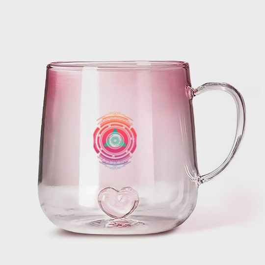 Discover Techno summer sunrise vibes Gradient Glass Mugs