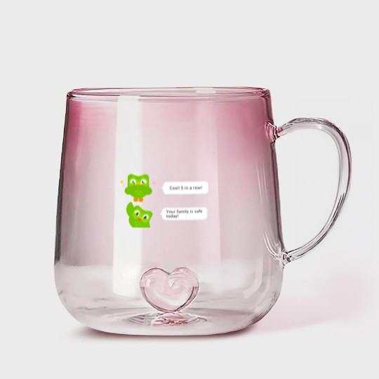 Discover Evil Duo Meme - Duolingo - Gradient Glass Mugs