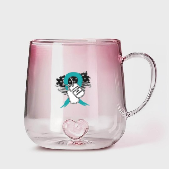 Discover Not all wounds are visible PTSD Awareness 22 Vete Gradient Glass Mugs