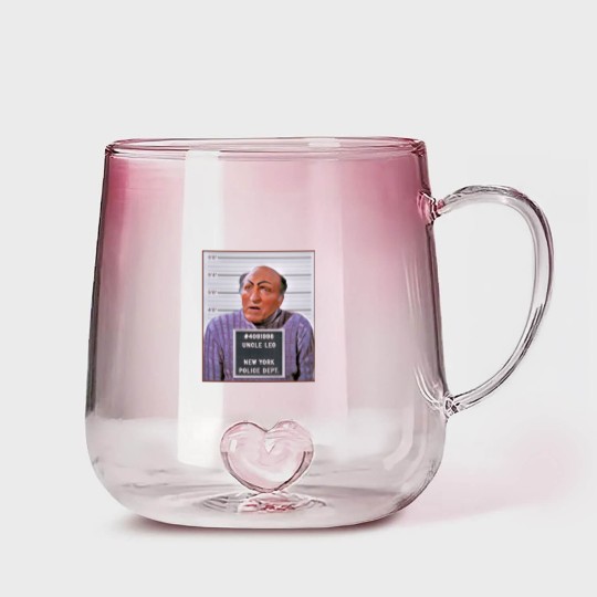 Discover Uncle Leo Mugshot - Seinfeld - Gradient Glass Mugs
