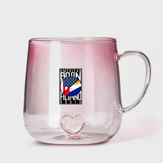 Discover American Born Filipino - Fil-Am Filipino American Gradient Glass Mugs