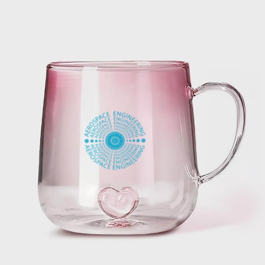 Discover aerospace engineering logo airplane engineer Gradient Glass Mugs