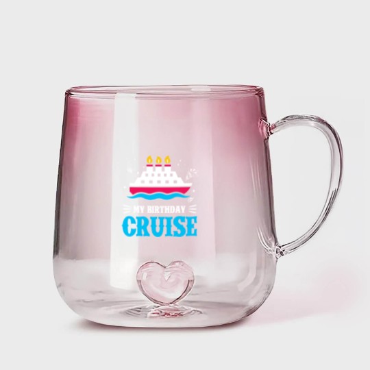 Discover Birthday Cruise Cruising Cruise Ship Holiday Gradient Glass Mugs