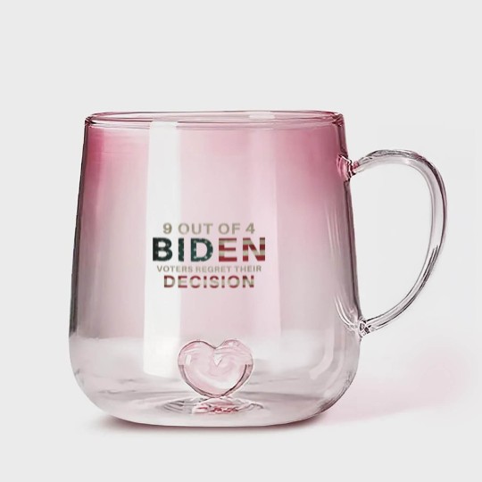 Discover 9 Out Of 4 Biden Voters Regret Their Decision Funn Gradient Glass Mugs