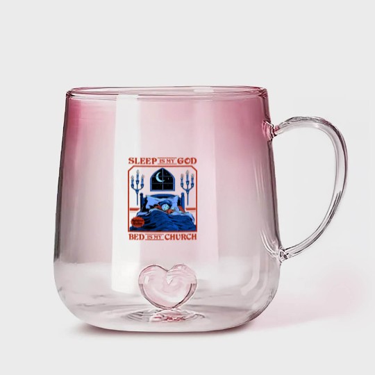 Discover Sleep is my God - Sleep - Gradient Glass Mugs