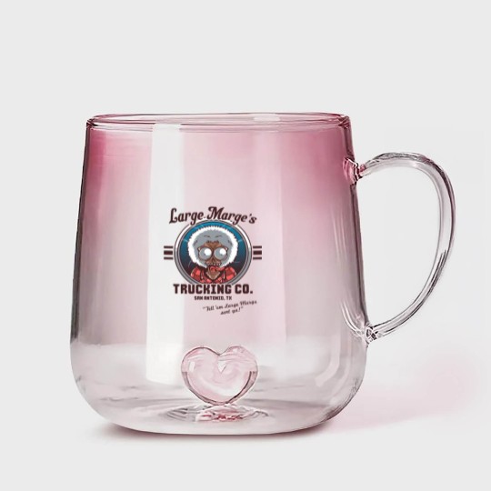 Discover Large Marge's Trucking Co. - Pee Wee Herman - Gradient Glass Mugs