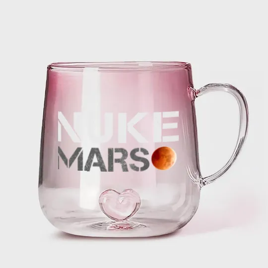 Discover nuke mars Gradient Glass Mugs Gradient Glass Mugs