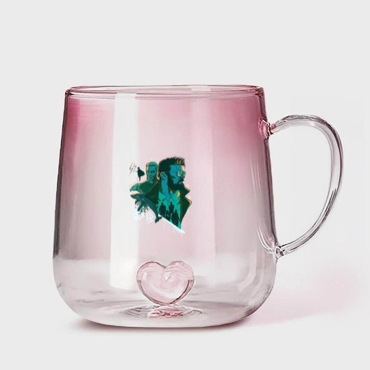 Discover The Boys and Homelander - The Boys - Gradient Glass Mugs