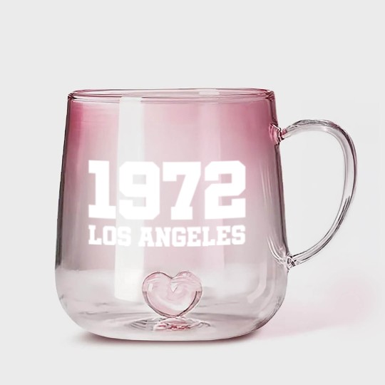 Discover 1972 Los Angeles - California - USA - West Coast Gradient Glass Mugs