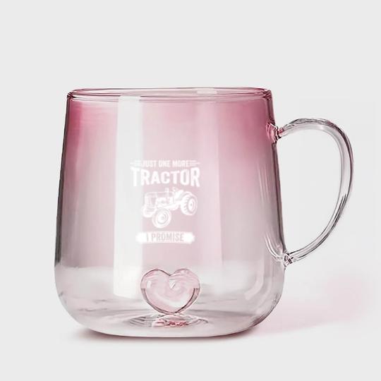 Discover Farmer Just One More Tractor I Promise Gift Gradient Glass Mugs