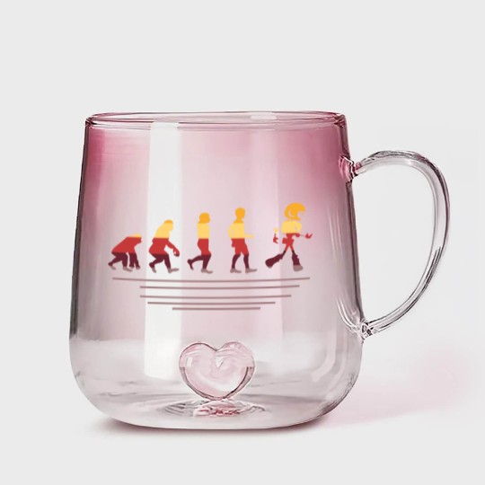 Discover Robots Evolution Robotisc Engeneering Gradient Glass Mugs