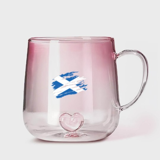 Discover Scottish Flag Scotland Football Rugby Cricket Gradient Glass Mugs