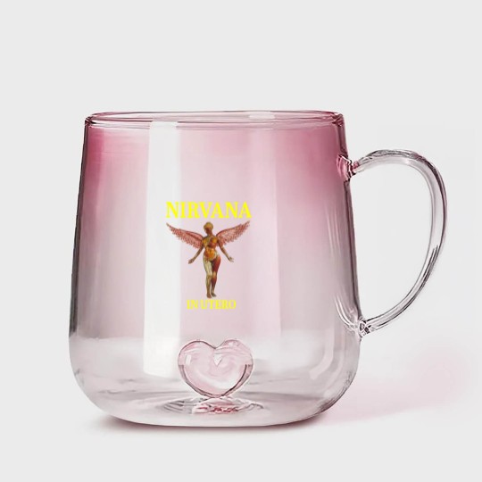 Discover Vintage_Nirvanas_t shirt_music 2021 Gradient Glass Mugs