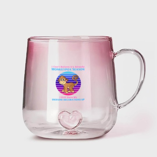 Discover Funny Political Monkeypox Gradient Glass Mugs