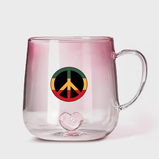 Discover reggae peace Gradient Glass Mugs
