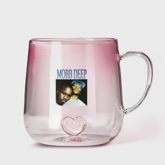 Discover MOBB DEEP 90s HIP HOP VINTAGE RETRO DESIGN - Mobb Deep 90s - Gradient Glass Mugs