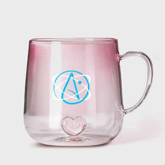Discover Atheist Atom Logo Gradient Glass Mugs