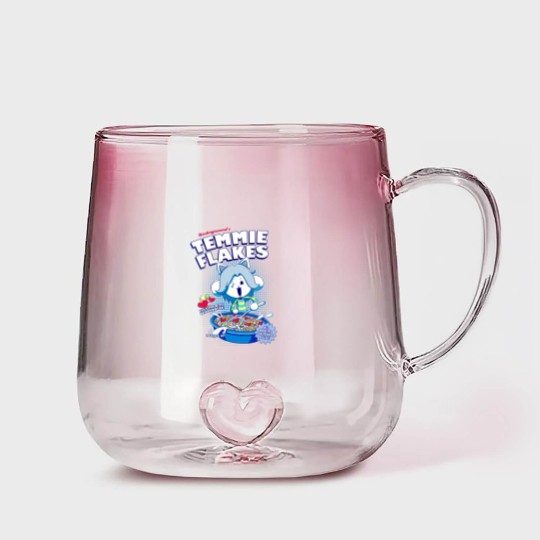 Discover Temmie Flakes! - Undertale - Gradient Glass Mugs