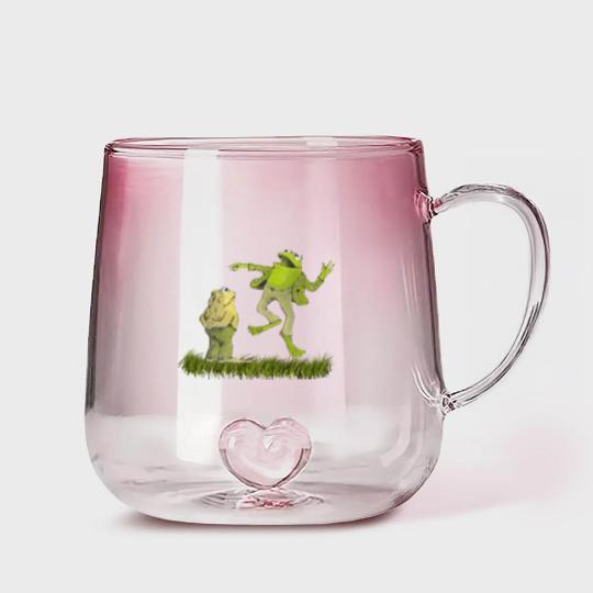 Discover Frog and toad are friends Gradient Glass Mugs