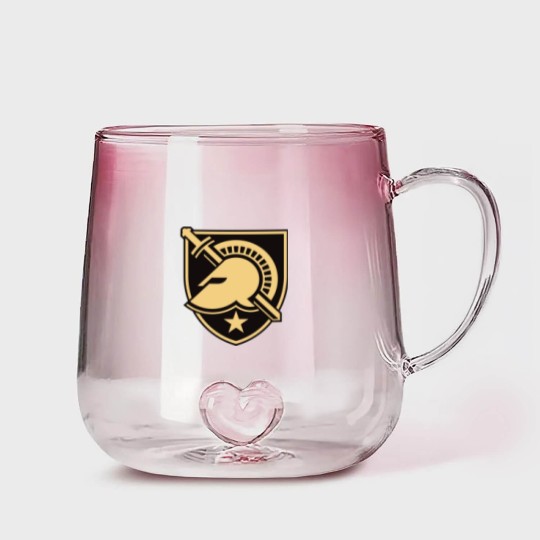 Discover Army Black Knights Logo Classic Gradient Glass Mugs