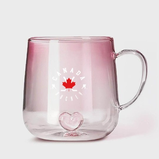 Discover Canada National Team - Canada Hockey - Gradient Glass Mugs