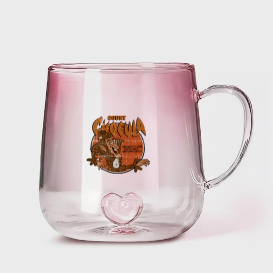 Discover Vintage Count Chocula - Cereal - Gradient Glass Mugs